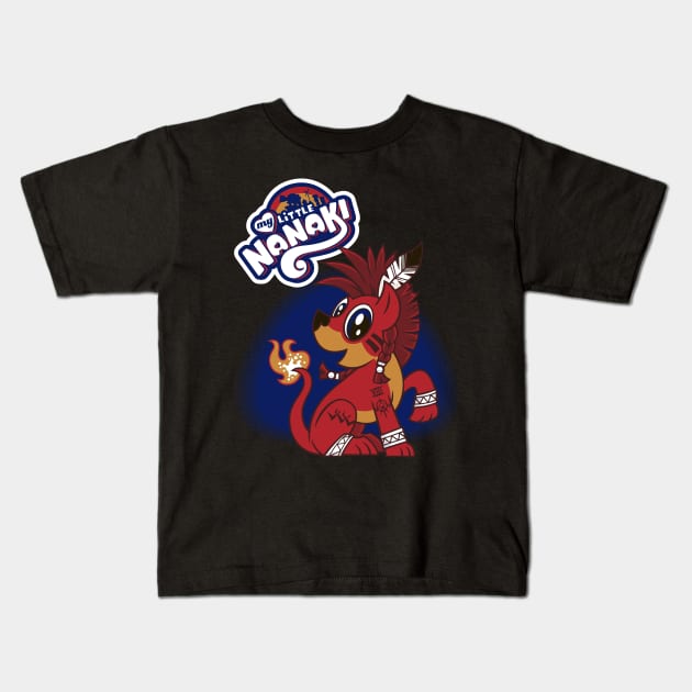 My Little Nanaki - Red XIII - Kawaii Cute Retro Video Game Kids T-Shirt by Nemons